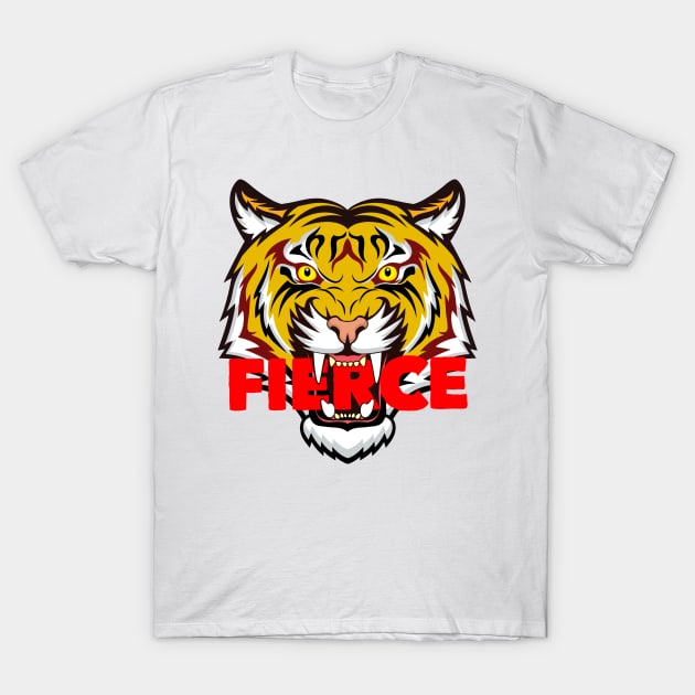 Tiger T-Shirt by ovidiuboc